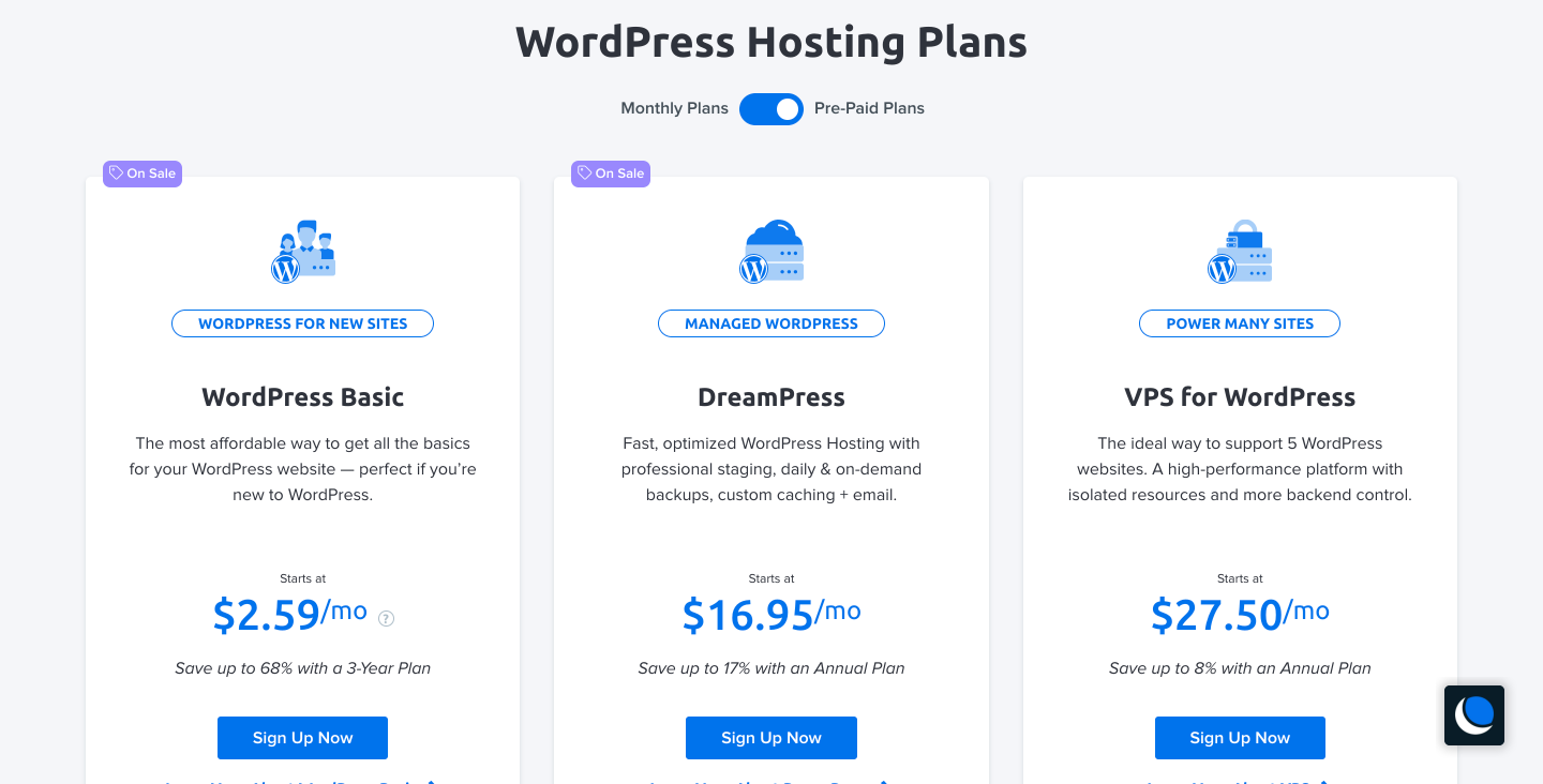 Dreamhost pricing