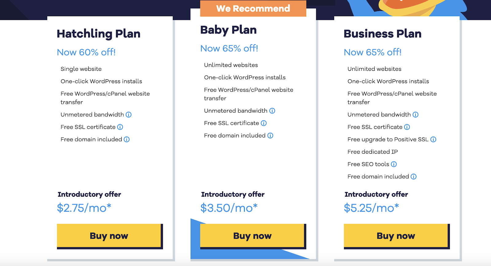 HostGator Pricing