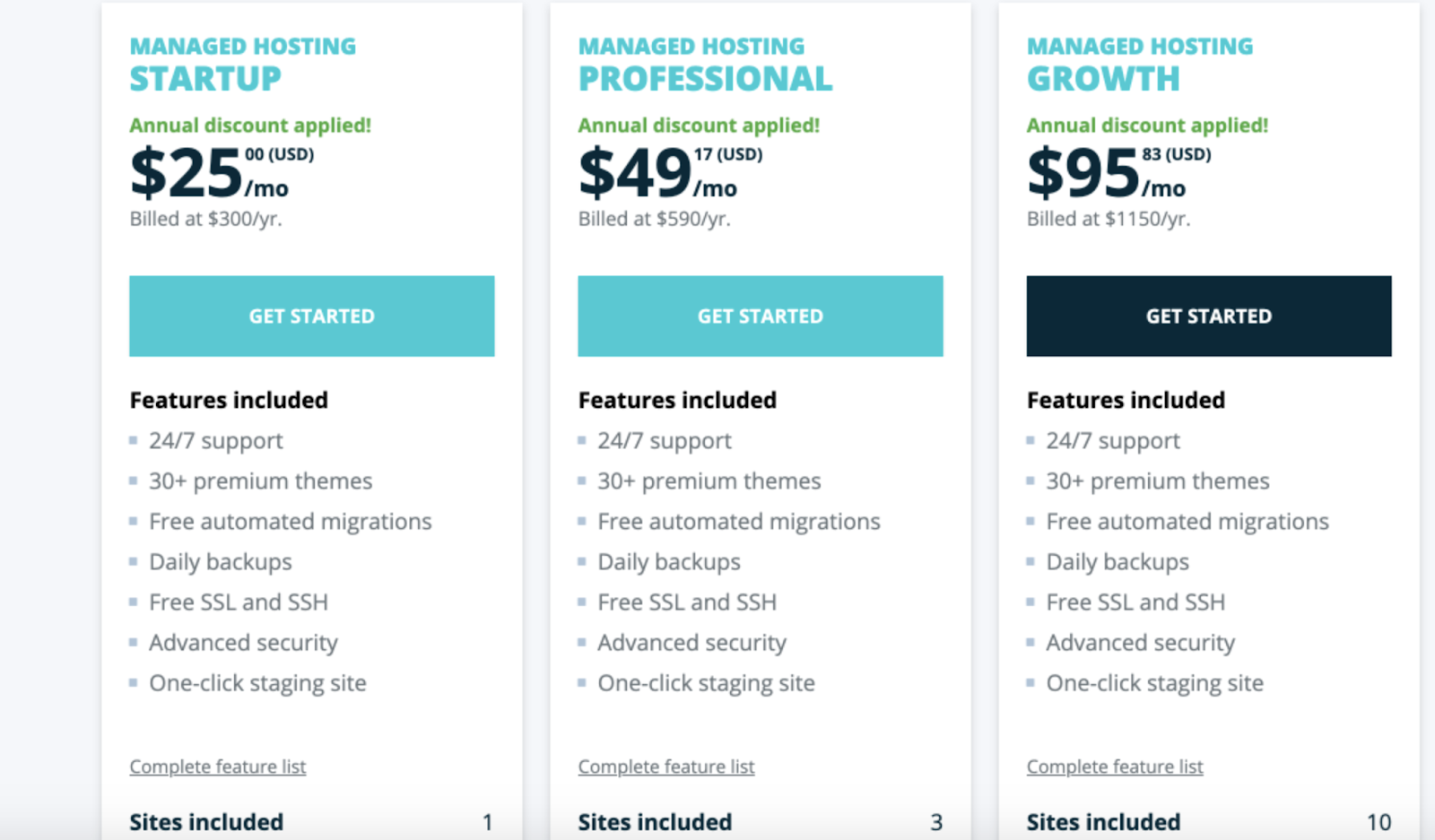 WPEngine Pricing