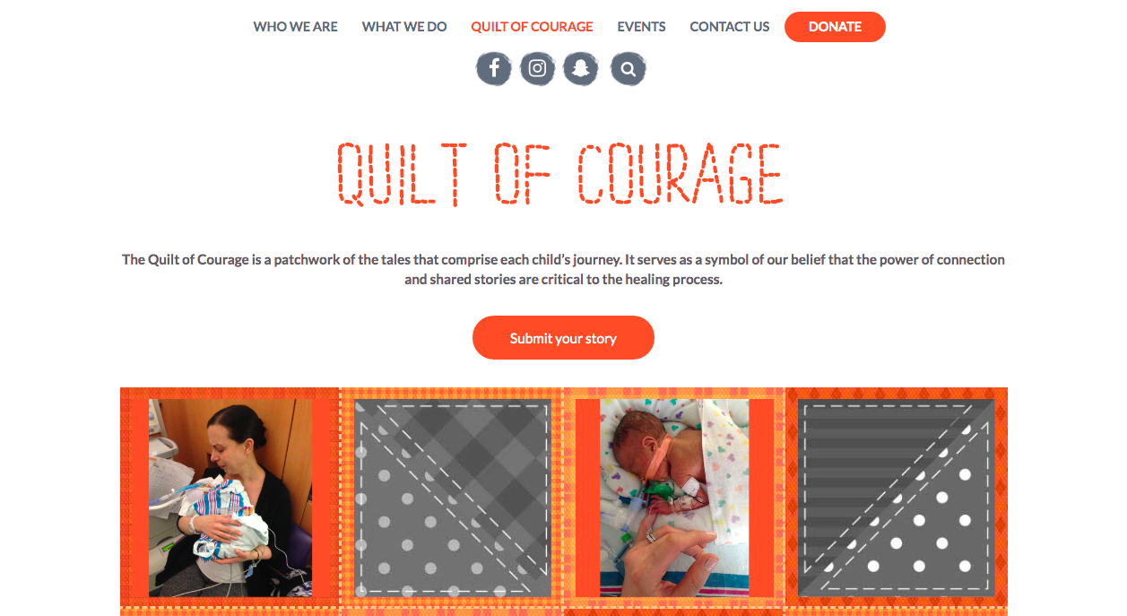 Quilt of Courage - Submit your story