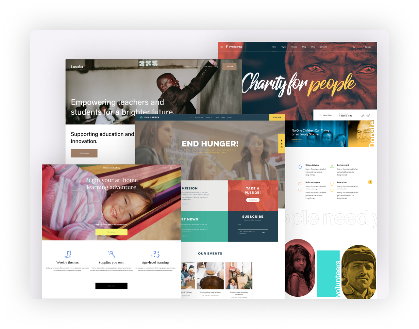 10 Nonprofit Website Templates You Can Use Today - ELEVATION
