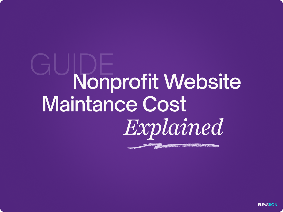 How Much Does Website Maintenance Cost for Nonprofits?