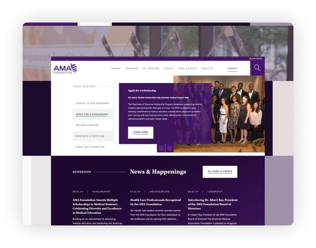 Elevation Top Association Website Examples