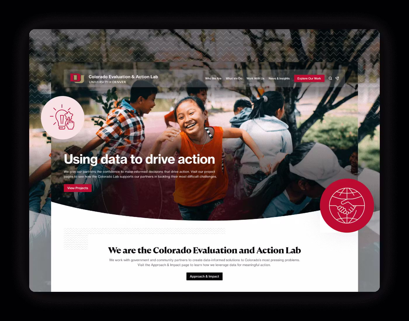 Colorado Evaluation And Action Lab Colorado Lab Mockup