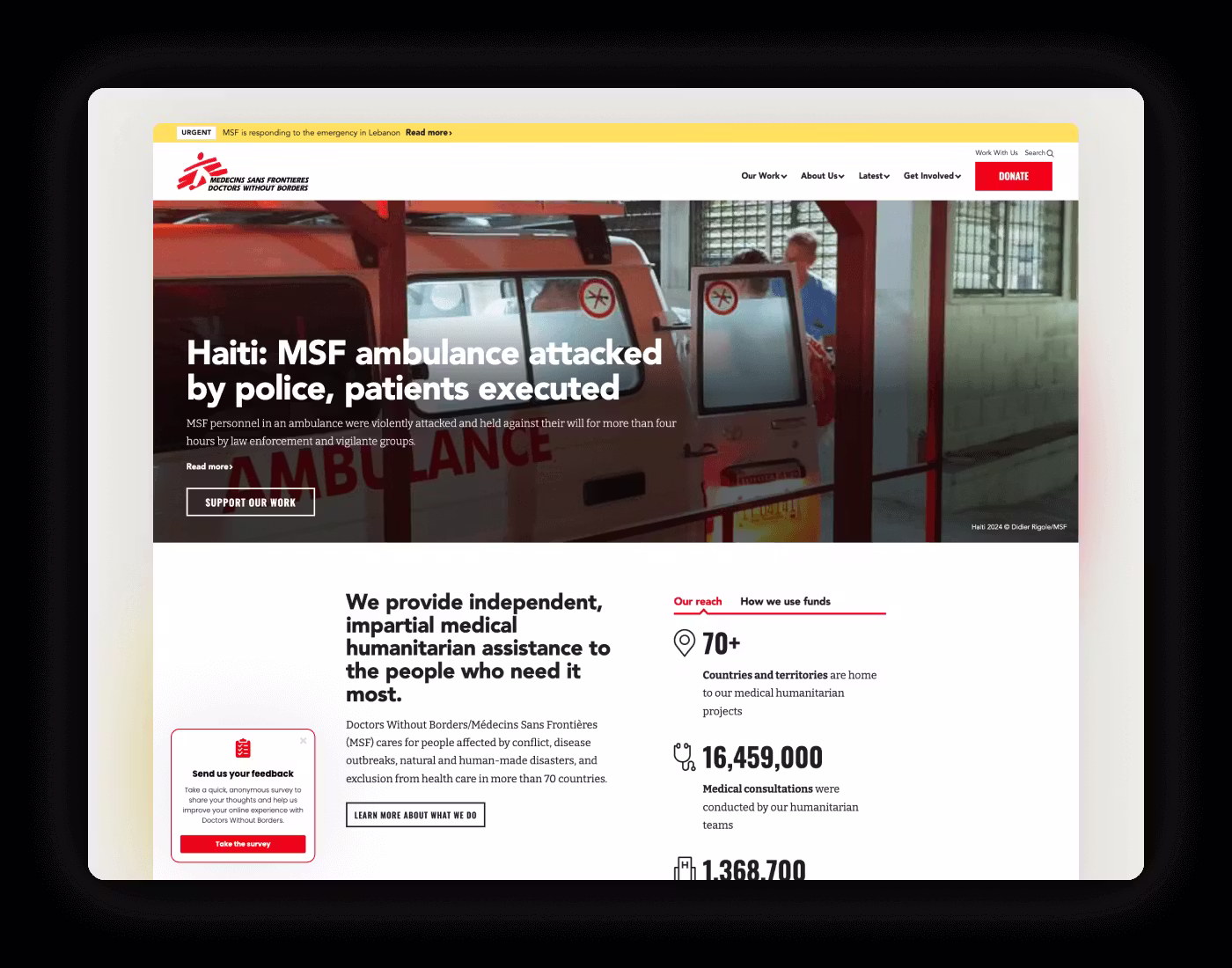 Doctors Without Borders Mockup