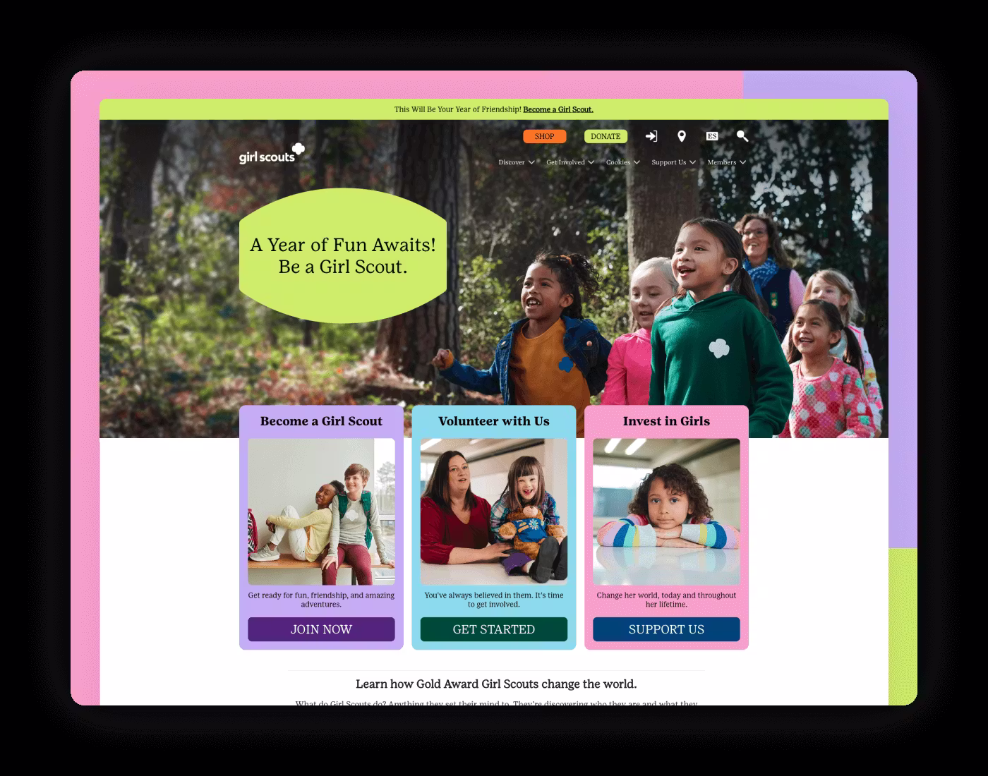 Girl Scouts Mockup