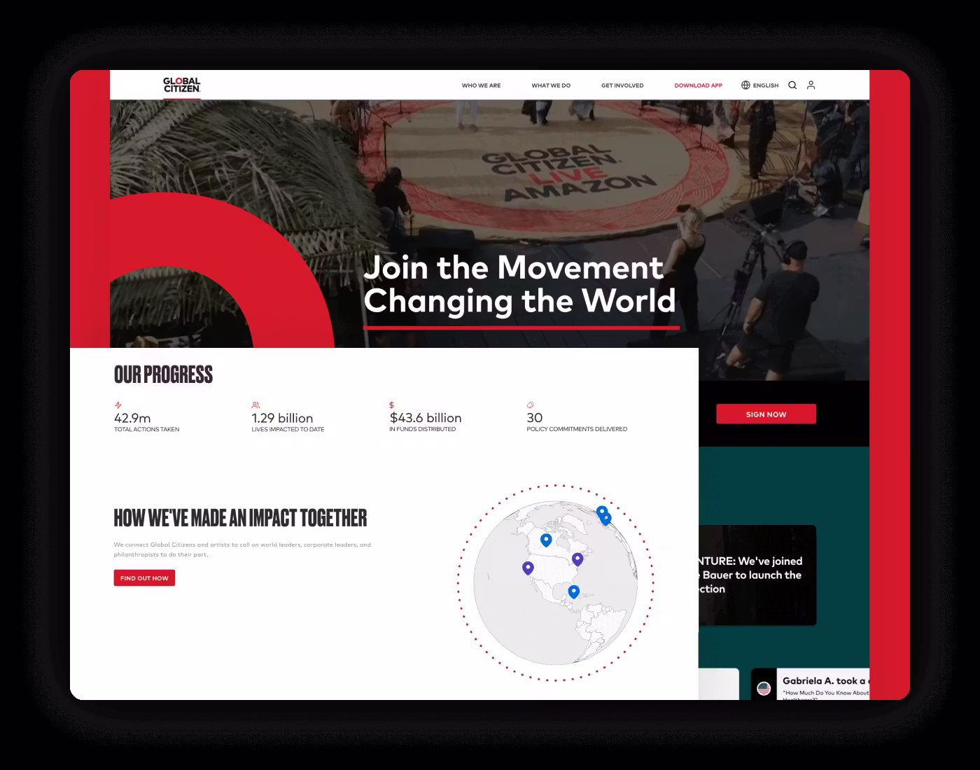 Global Citizen Mockup