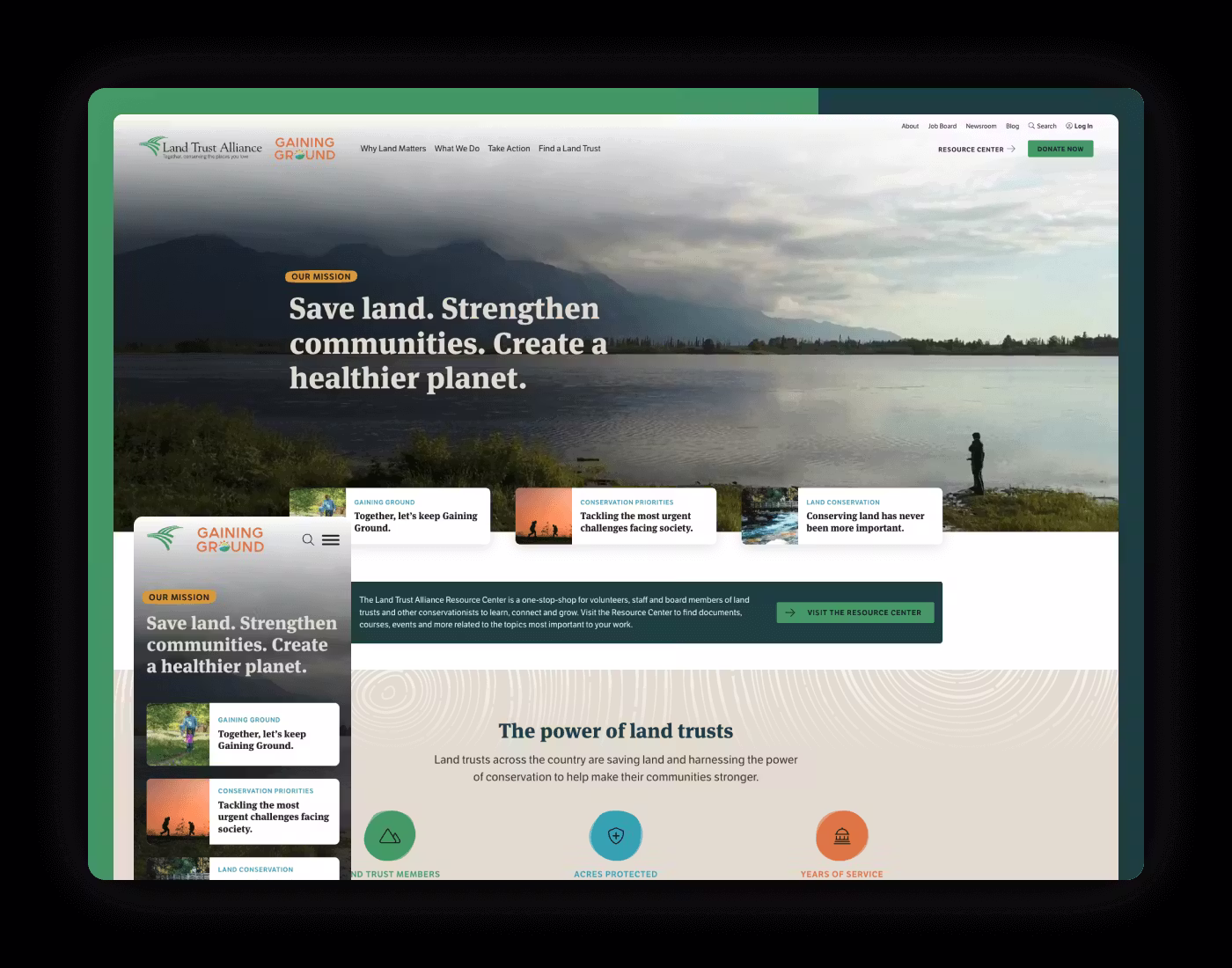 Land Trust Alliance Mockup