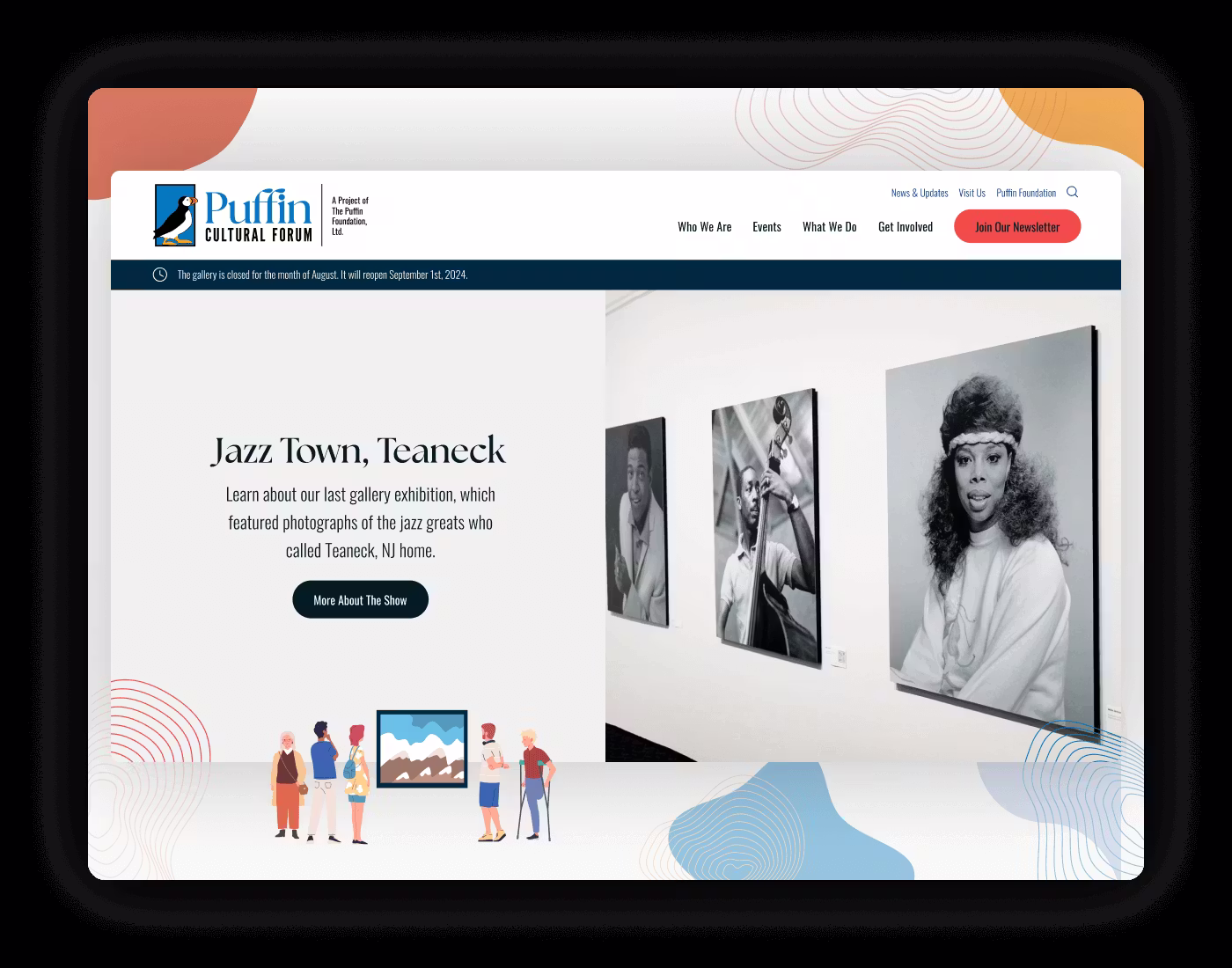 Puffin Cultural Forum Mockup