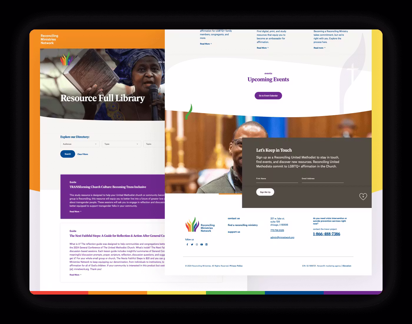 Reconciling Ministries Network Mockup