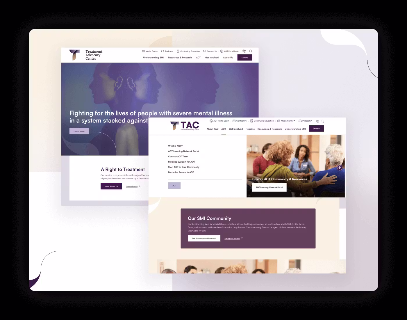 The Advocacy Center Tac Mockup