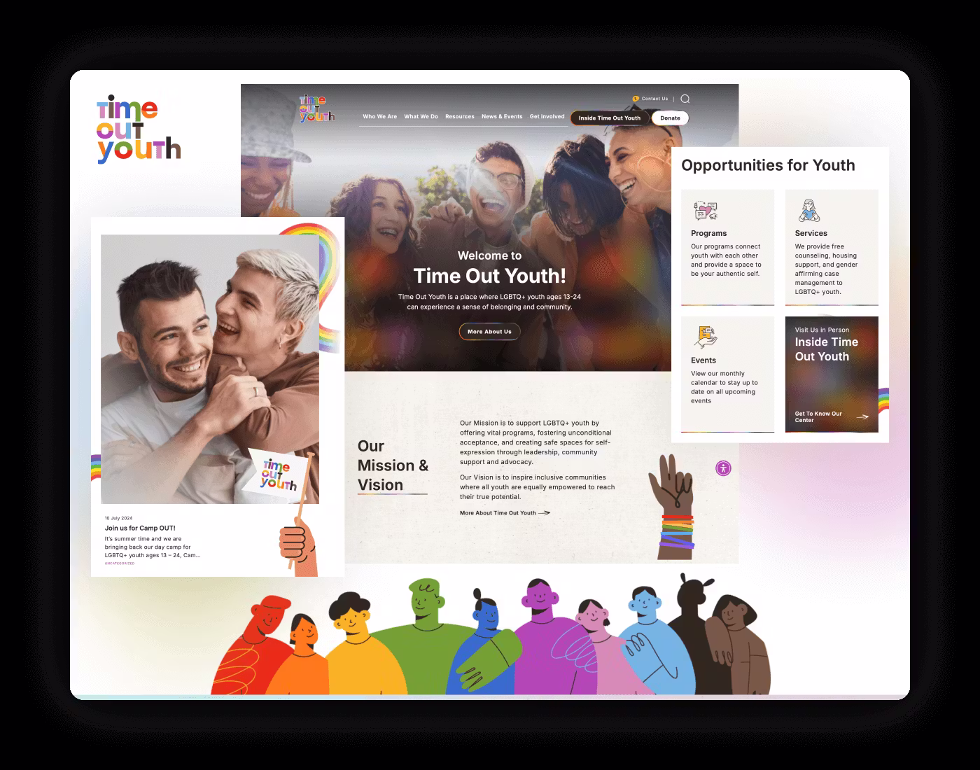 Time Out Youth Mockup
