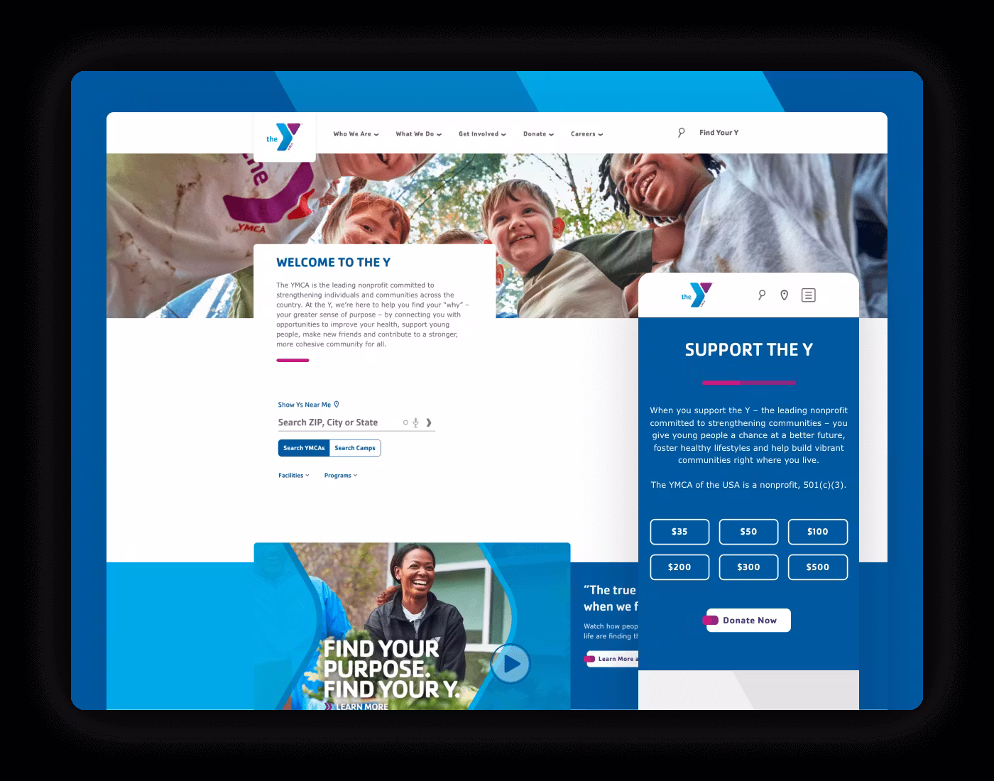 Ymca Mockup