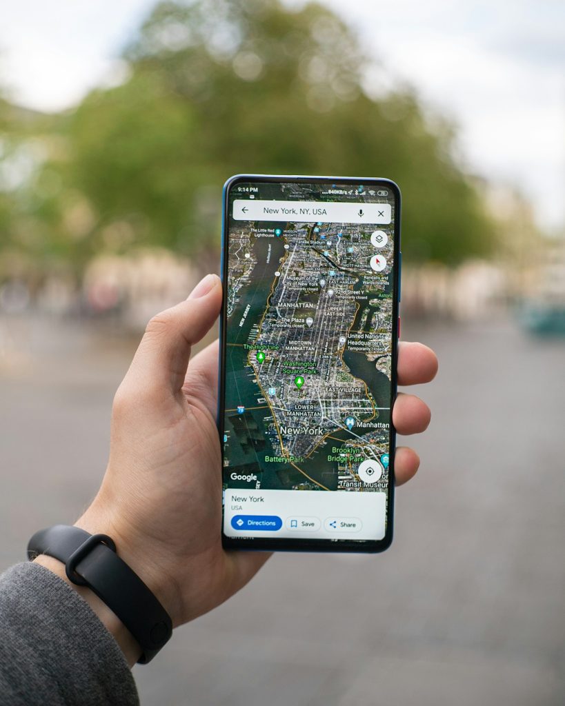 Finding local organizations on a map