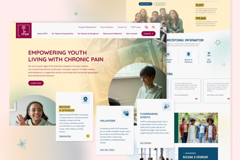 CHYP website designed by Elevation